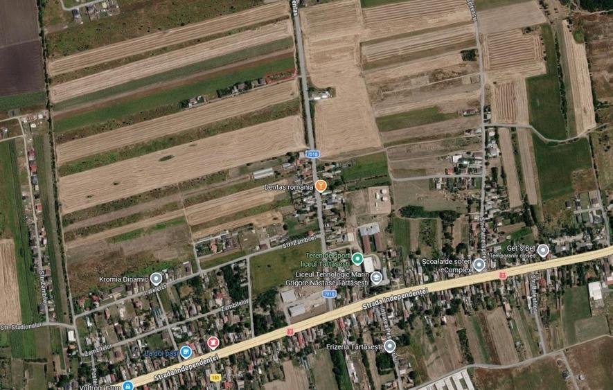 Teren Construcții intravilan de 1570 mp, în Tărtășești