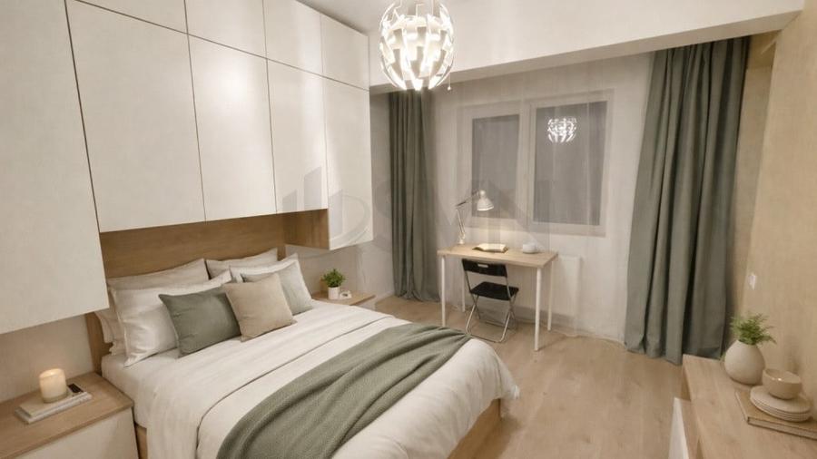 Apartament cu 3 camere semidecomandat în Regie