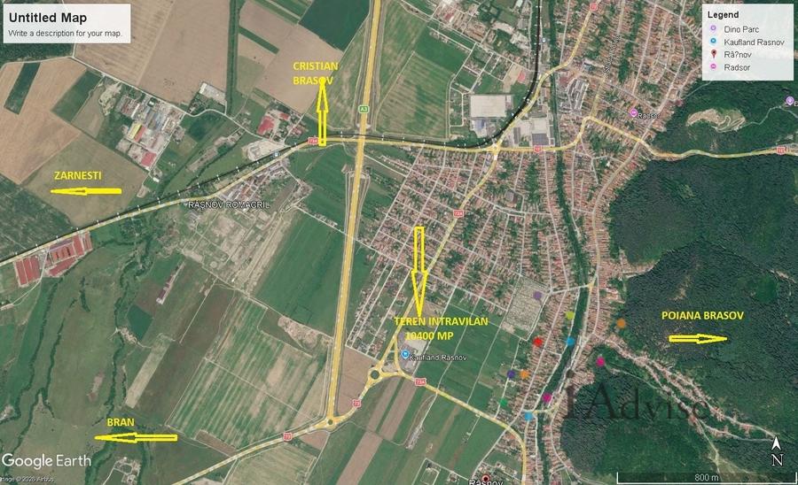 Teren Construcții intravilan de 10400 mp, în Sud