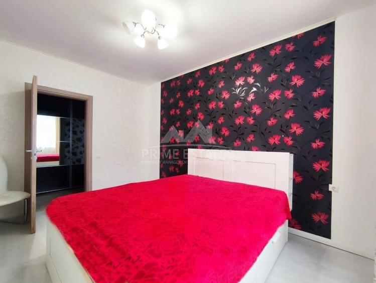 Apartament cu 3 camere semidecomandat, mobilat în Băneasa