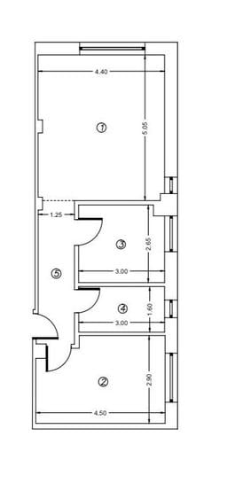 Apartament cu 2 camere decomandat în Bucureștii Noi