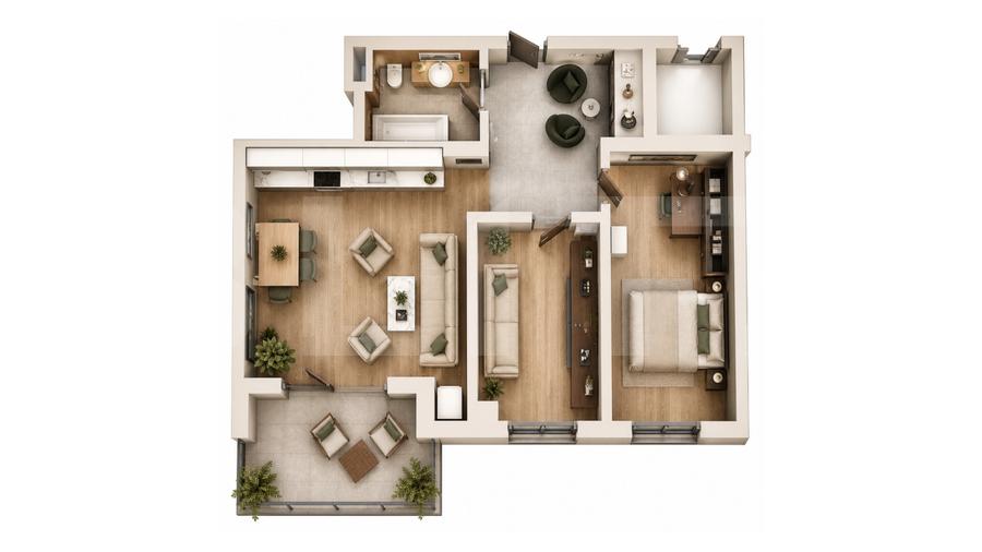 Apartament Nou Cu 3 Camere La Etaj Superior | 71,90 Mp | Târgu Mureș - 3