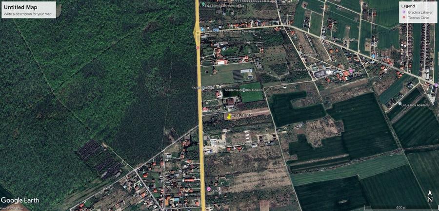 Teren Construcții intravilan de 434 mp, în Săftica