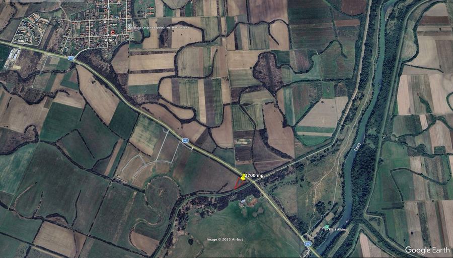Teren agricol extravilan de 2700 mp, în Albina