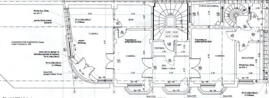 3 camere | Calea Victoriei | 4 balcoane | centrala - 19