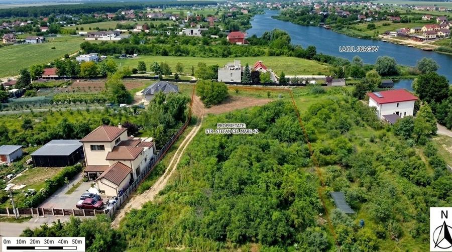 Teren Construcții intravilan de 4653 mp, în Snagov