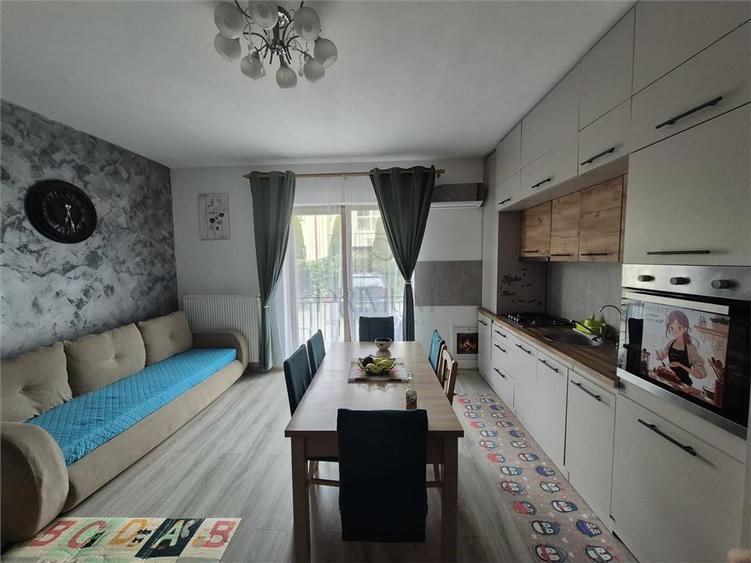 Apartament cu 2 camere semidecomandat, mobilat în Giroc