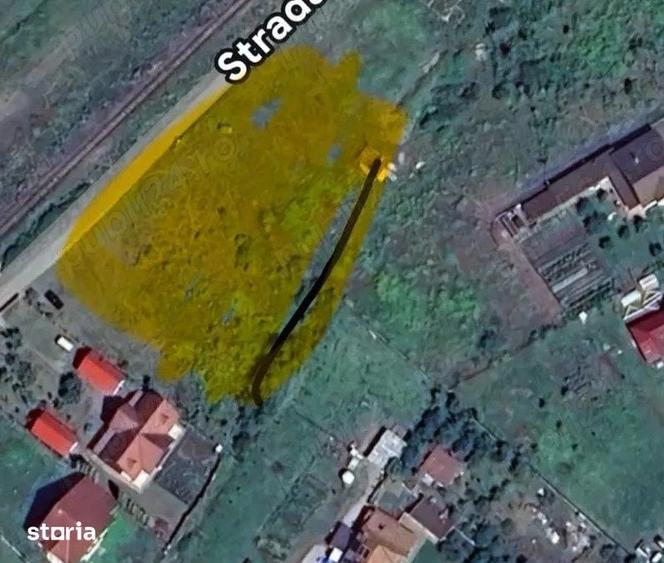 Teren de 2300 mp, în Unirea