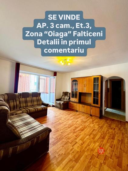Apartament cu 3 camere semidecomandat în Fălticeni
