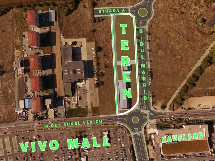 Teren Construcții intravilan de 12582 mp, în Tomis Nord