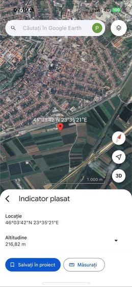 Teren de 5100 mp, în Exterior Vest