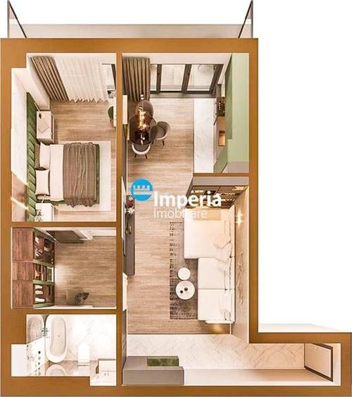 Apartament cu 2 camere decomandat în Copou