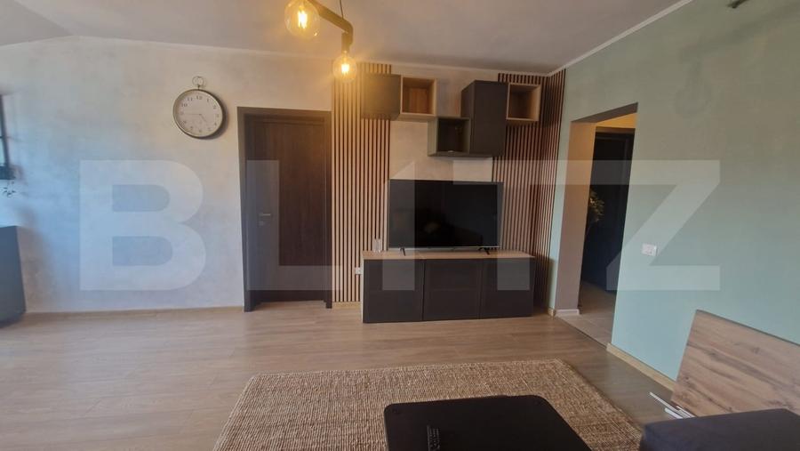 Apartament cu 2 camere decomandat, mobilat în Sânpetru