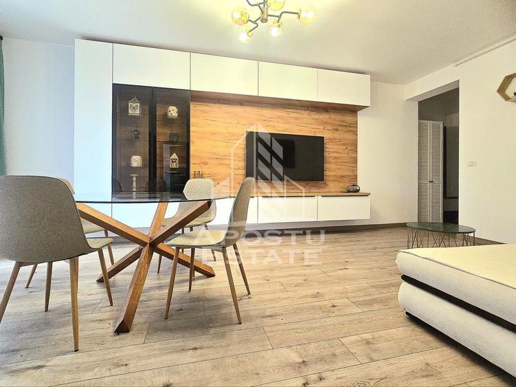Apartament cu 3 camere decomandat, mobilat în UTA