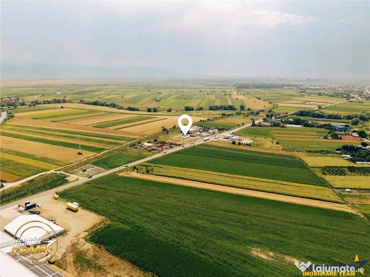 7.000 mp teren industrial premium la DN11, acces TIR, post t - Chichis (Covasna) - 2
