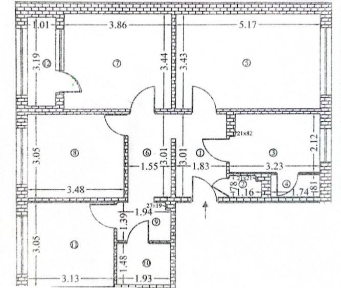 Apartament cu 4 camere decomandat în Berceni