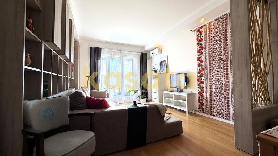 Apartament cu 2 camere semidecomandat, mobilat în Ștefăneștii de Jos