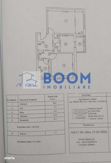 Apartament cu 2 camere decomandat în Ostroveni