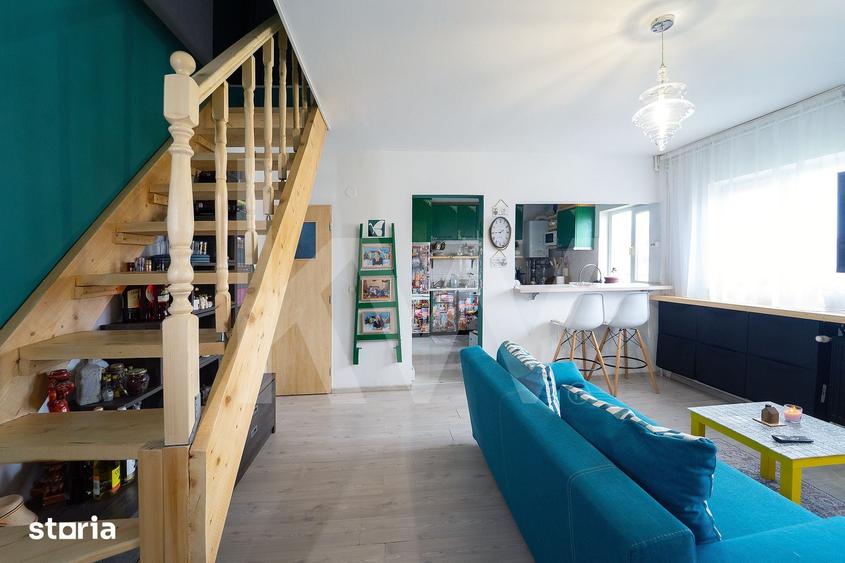 Apartament cu 3 camere semidecomandat în Cedonia