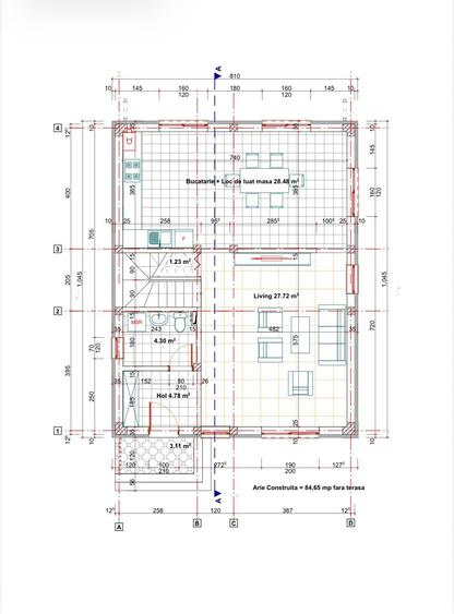 Casă cu 4 camere cu Teren 270 Mp în Est