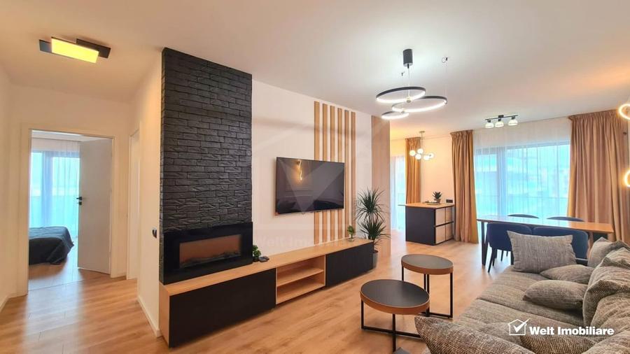 Apartament cu 3 camere semidecomandat, mobilat în Zorilor