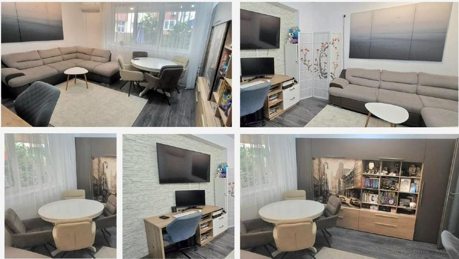 Apartament cu 3 camere decomandat, mobilat în Central