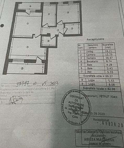 Apartament cu 3 camere decomandat în Ferdinand