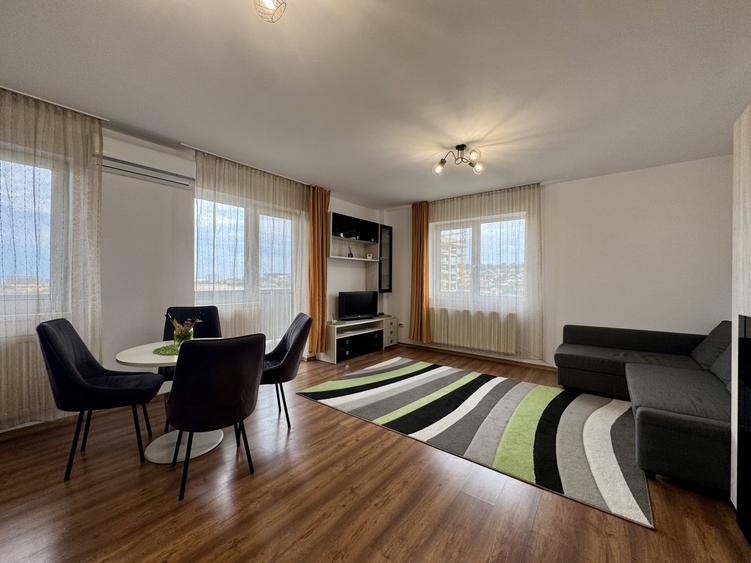 Apartament cu 3 camere semidecomandat, mobilat în Dâmbul Rotund