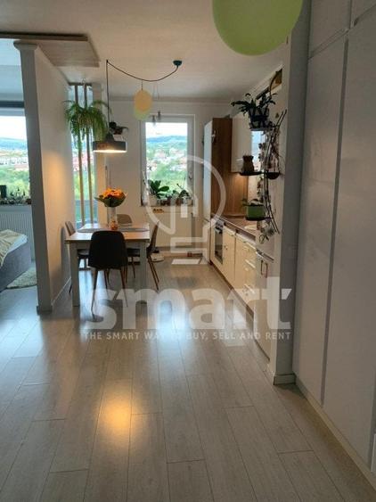 Apartament cu 2 camere semidecomandat, mobilat în Borhanci