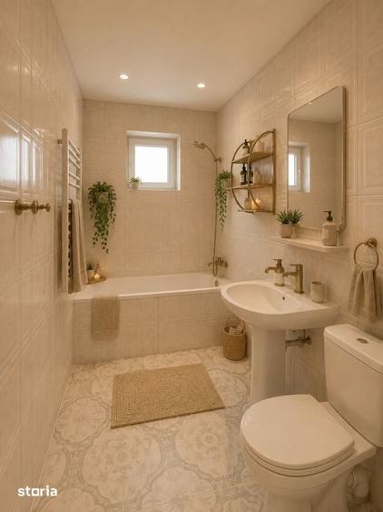 Apartament cu 3 camere semidecomandat în Traian