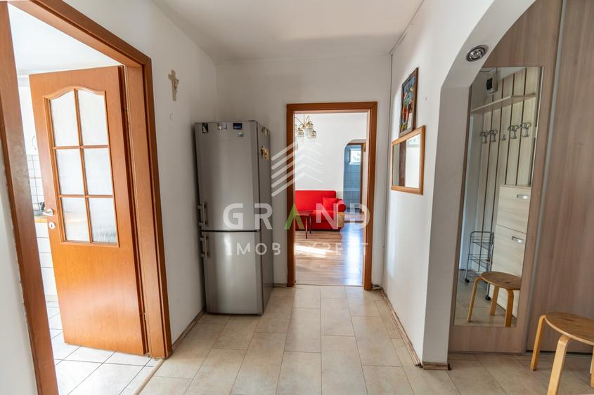 Apartament cu 3 camere semidecomandat, mobilat în Mănăștur