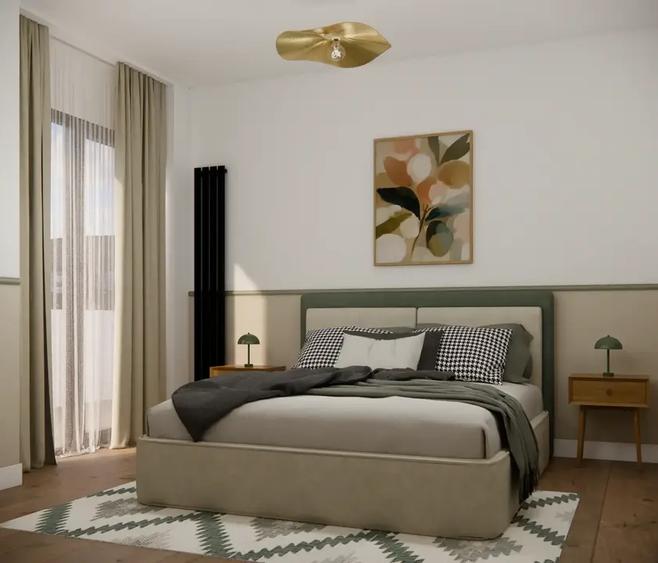 Apartament cu 3 camere decomandat, mobilat în Voluntari