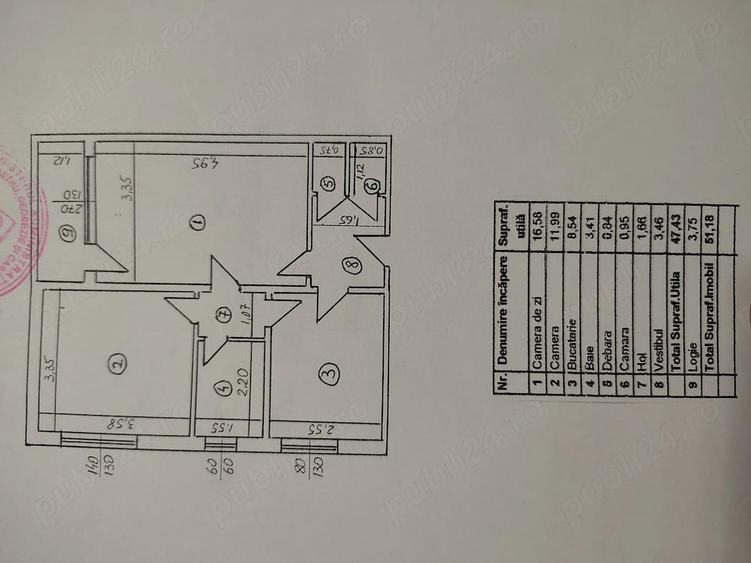 Apartament cu 2 camere decomandat în Drumul Taberei