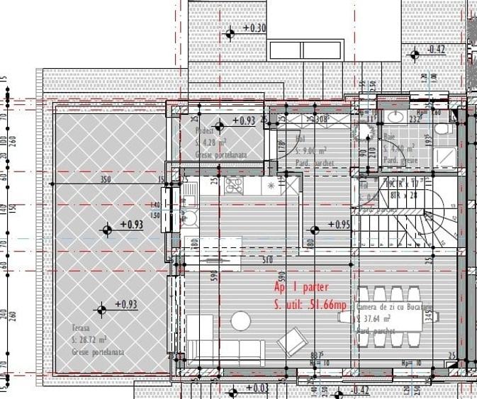 Duplex cu 4 camere cu Canalizare în Gheorgheni