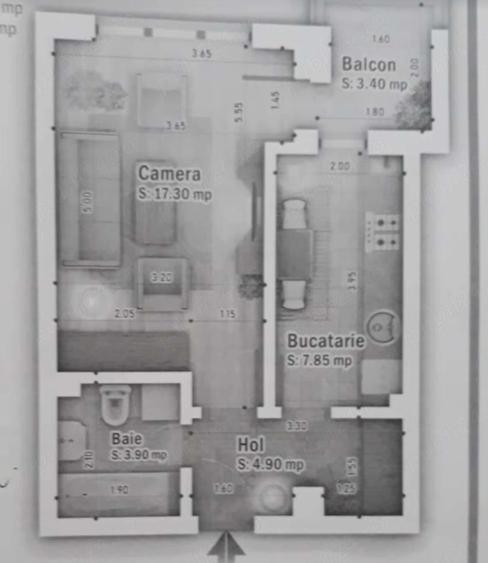 Garsonier Premium 38mp Mobilata pe Comanda+parcare,Zona Po?talionului Berceni - 1