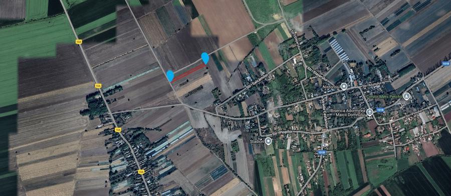 Teren agricol extravilan de 53211 mp, în Merii Petchii