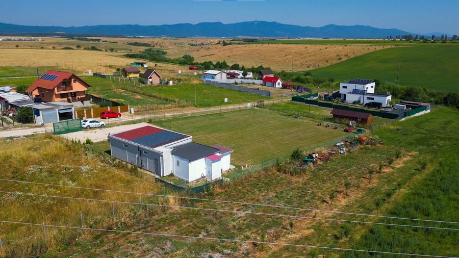 Casă individuală cu 2 camere cu Teren 600 Mp în Hălchiu