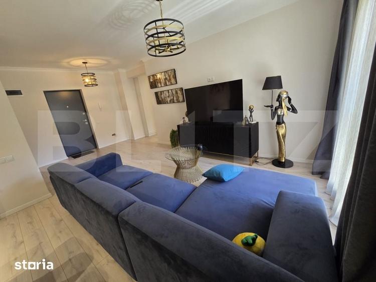 Apartament cu 3 camere semidecomandat, mobilat în Florești — fotografia 3