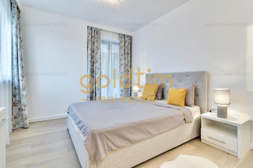 Apartament cu 3 camere semidecomandat, mobilat în Băneasa