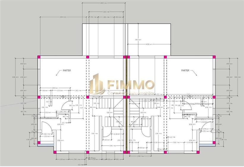 Duplex cu 4 camere cu Canalizare în Ipotești
