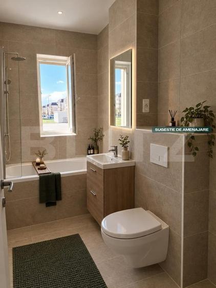 Apartament cu 2 camere decomandat în Sânpetru