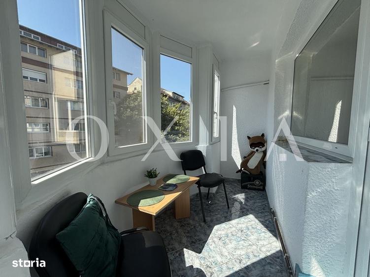 Apartament cu 2 camere semidecomandat în Aradului