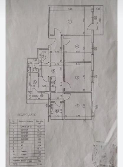 Apartament cu 4 camere decomandat în Alexandru cel Bun