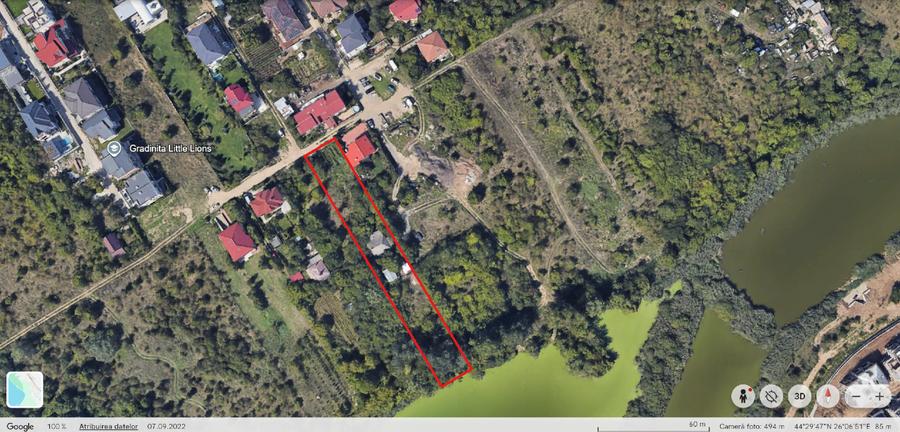 Teren Construcții intravilan de 2500 mp, în Central