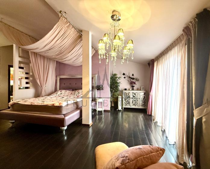 Apartament cu 10 camere decomandat, mobilat în Capitale