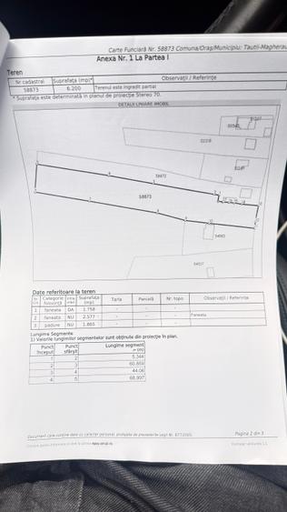 Teren Construcții intravilan de 6200 mp, în Tăuții-Măgherăuș