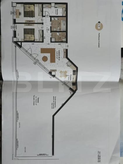Apartament cu 3 camere decomandat în Tudor