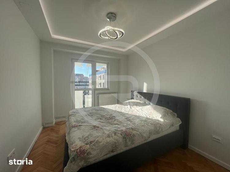 Apartament cu 3 camere decomandat, mobilat în Mărăști