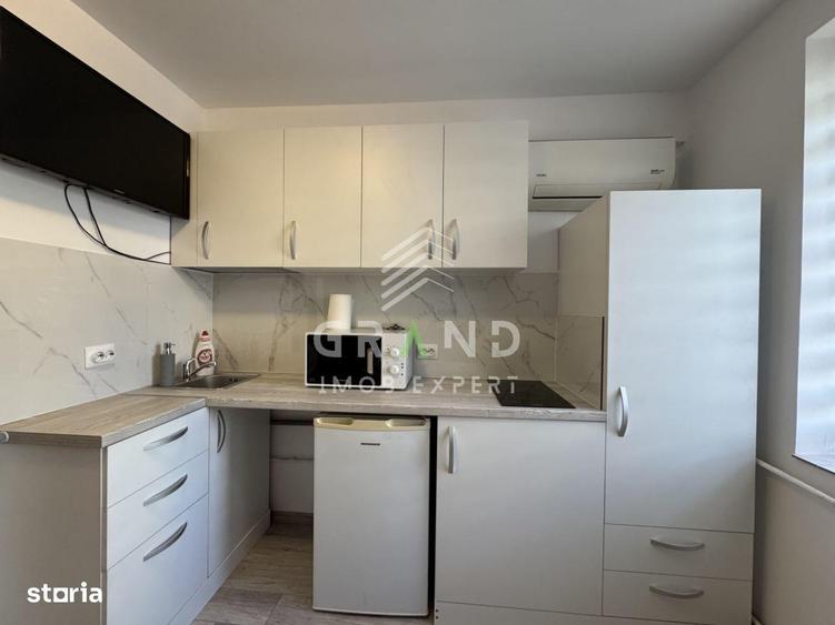 Garsoniera renovata complet | 12 mp | Etaj 1 | Mobilier pe comanda | - 1