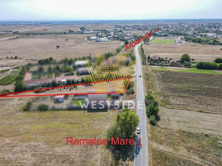 Teren Construcții intravilan de 2492 mp, în Bucovăț (Remetea Mare)